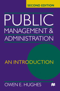 PUBLIC MANAGEMENT AND ADMINISTRATION